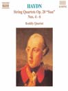 HAYDN: String Quartets Op. 20, Nos. 4 - 6, "Sun Quartets"@